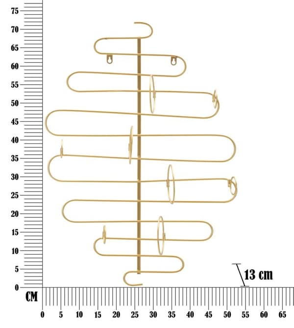 FURNLUX FLASKHÅLLARE ALI GULD 53CM