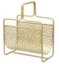 Miniatyrbild 3 av 10: FURNLUX TIDSKRIFTSHÅLLARE GLAMORÖS GULD 37CM