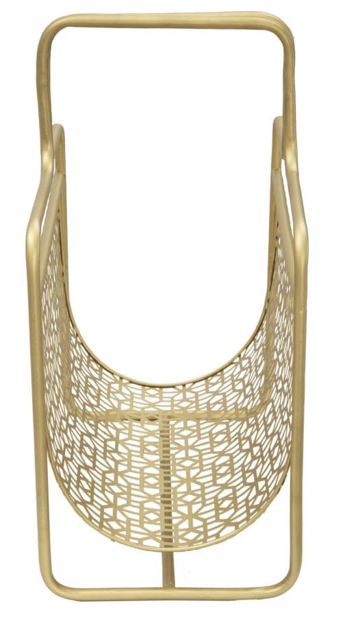FURNLUX TIDSKRIFTSHÅLLARE GLAMORÖS GULD 37CM