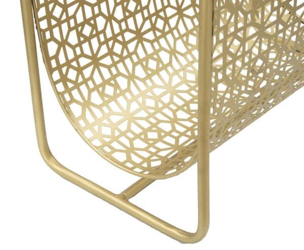 FURNLUX TIDSKRIFTSHÅLLARE GLAMORÖS GULD 37CM