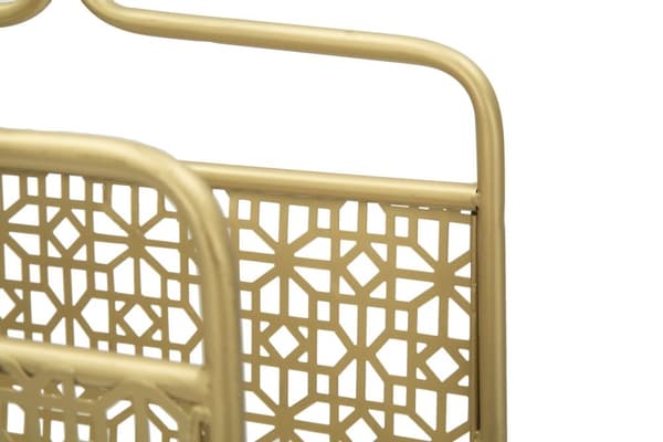 FURNLUX TIDSKRIFTSHÅLLARE GLAMORÖS GULD 37CM