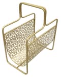 Miniatyrbild 7 av 10: FURNLUX TIDSKRIFTSHÅLLARE GLAMORÖS GULD 37CM