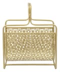 Miniatyrbild 2 av 10: FURNLUX TIDSKRIFTSHÅLLARE GLAMORÖS GULD 37CM