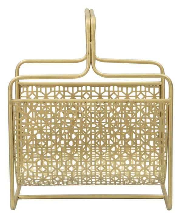 FURNLUX TIDSKRIFTSHÅLLARE GLAMORÖS GULD 37CM