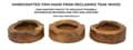 Miniatyrbild 6 av 8: FURNLUX DEKORATION ERUSI BRUN 21CM
