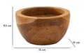 Miniatyrbild 8 av 8: FURNLUX DEKORATION ERUSI BRUN 15CM