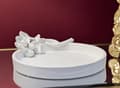 Miniatyrbild 6 av 7: FURNLUX DEKORATION MAGNOLIA VIT 24CM