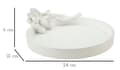 Miniatyrbild 7 av 7: FURNLUX DEKORATION MAGNOLIA VIT 24CM