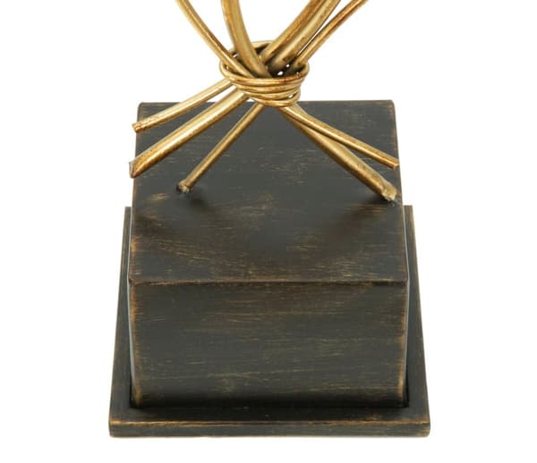 FURNLUX LJUSSTAKE IRIS GULD 29CM