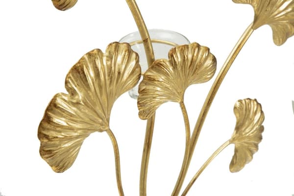 FURNLUX LJUSSTAKE IRIS GULD 29CM