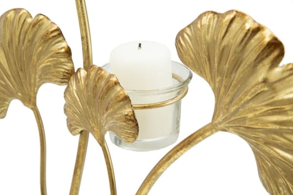 FURNLUX LJUSSTAKE IRIS GULD 29CM