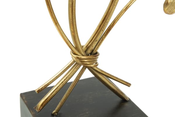FURNLUX LJUSSTAKE IRIS GULD 29CM