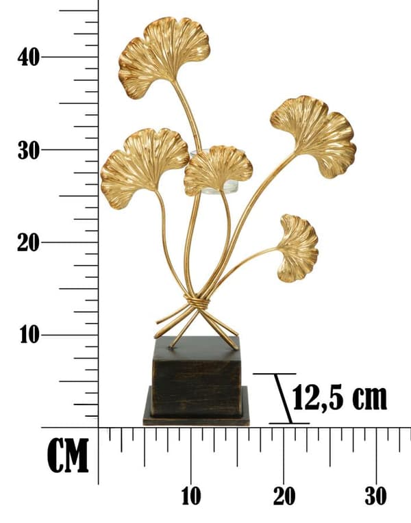 FURNLUX LJUSSTAKE IRIS GULD 29CM