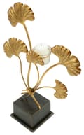 Miniatyrbild 2 av 8: FURNLUX LJUSSTAKE IRIS GULD 29CM