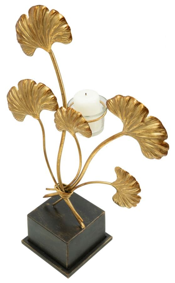 FURNLUX LJUSSTAKE IRIS GULD 29CM