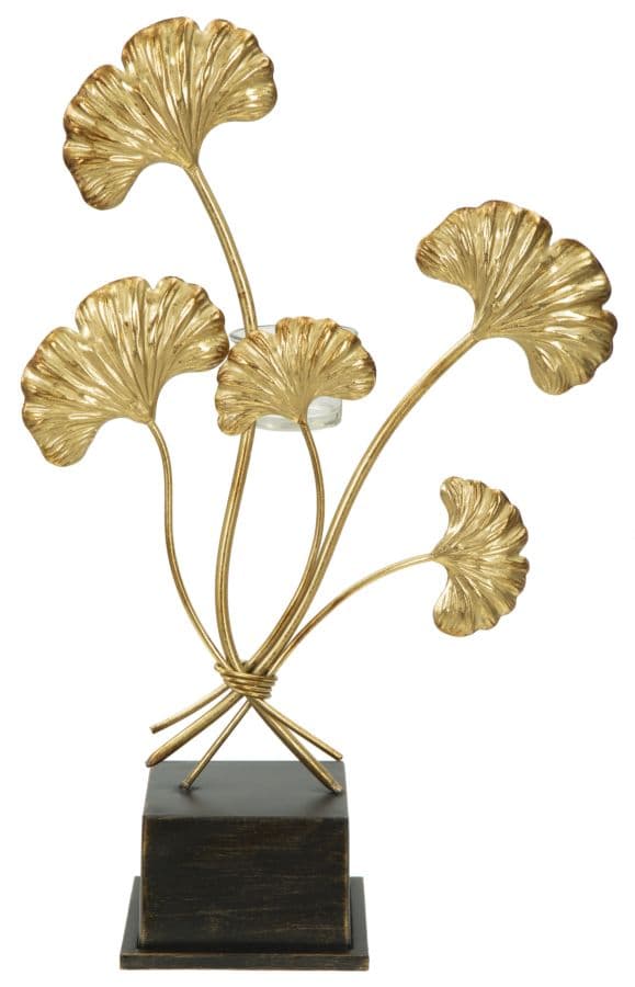 FURNLUX LJUSSTAKE IRIS GULD 29CM