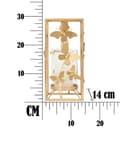 Miniatyrbild 7 av 7: FURNLUX LJUSSTAKE FJÄRIL GULD 14CM