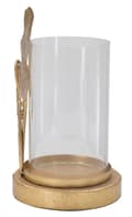 Pikkukuva 2 / 6: FURNLUX KYNTTILÄNPIDIN LEHTI KULTA 17CM