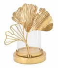 Pikkukuva 1 / 6: FURNLUX KYNTTILÄNPIDIN LEHTI KULTA 17CM