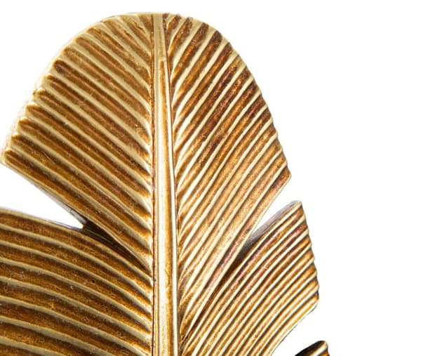 FURNLUX LJUSSTAKE BLAD GULD 13CM