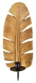 Miniatyrbild 1 av 6: FURNLUX LJUSSTAKE BLAD GULD 13CM