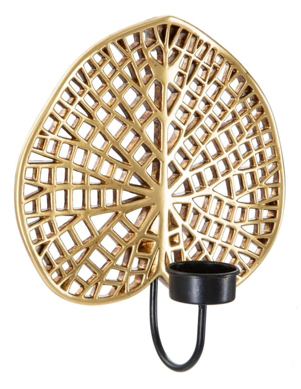 FURNLUX LJUSSTAKE LOTUS GULD 20CM