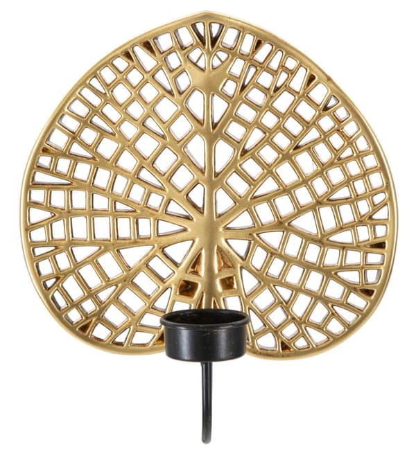 FURNLUX LJUSSTAKE LOTUS GULD 20CM