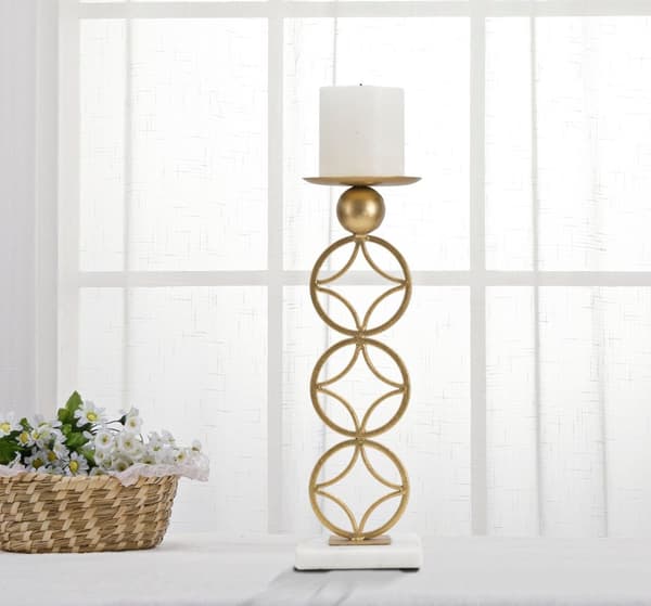 FURNLUX LYSESTAGE STJERNE GULD 10CM
