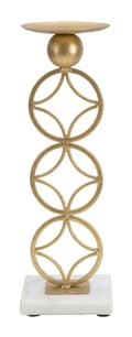 Miniatyrbillede 1 af 6: FURNLUX LYSESTAGE STJERNE GULD 10CM