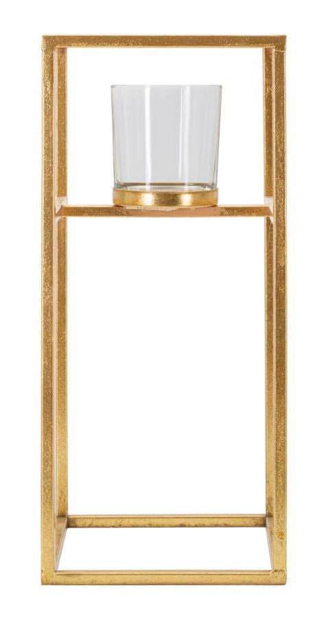 FURNLUX LJUSSTAKE ELEGANT GULD 15CM