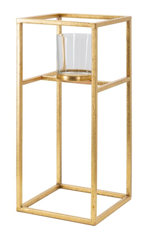 FURNLUX LJUSSTAKE ELEGANT GULD 15CM