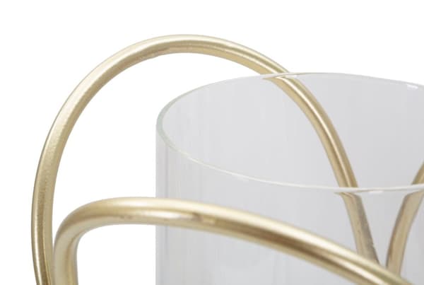 FURNLUX LJUSSTAKE GLOXY GULD 16CM