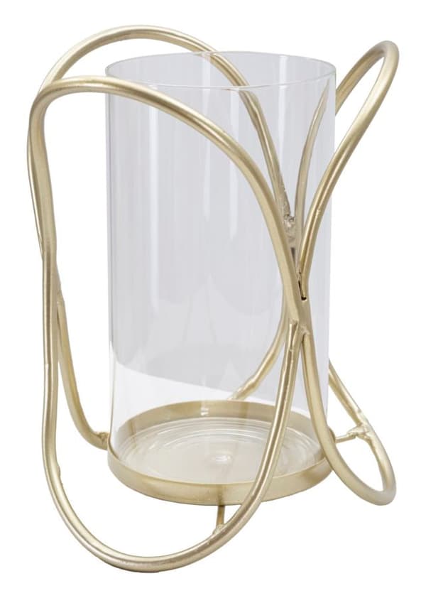 FURNLUX LJUSSTAKE GLOXY GULD 16CM