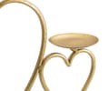 Miniatyrbild 3 av 7: FURNLUX LJUSSTAKE HJÄRTA GULD 30CM