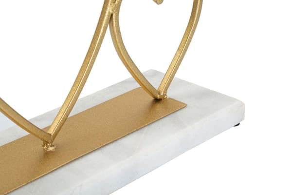 FURNLUX LJUSSTAKE HJÄRTA GULD 30CM