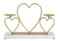 Miniatyrbild 1 av 7: FURNLUX LJUSSTAKE HJÄRTA GULD 30CM