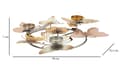 Miniatyrbild 7 av 7: FURNLUX LJUSSTAKE SHINE ROSA 39CM
