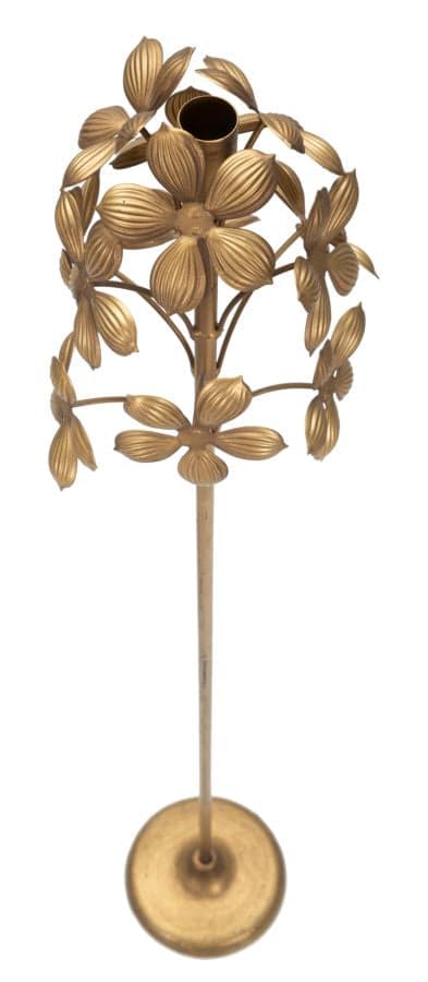 FURNLUX LJUSSTAKE FLOWY GULD 17CM
