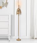 Miniatyrbild 5 av 6: FURNLUX LJUSSTAKE FLOWY GULD 17CM