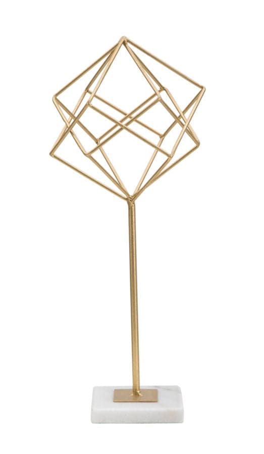 FURNLUX DEKORATIONSKUB GULD 16CM