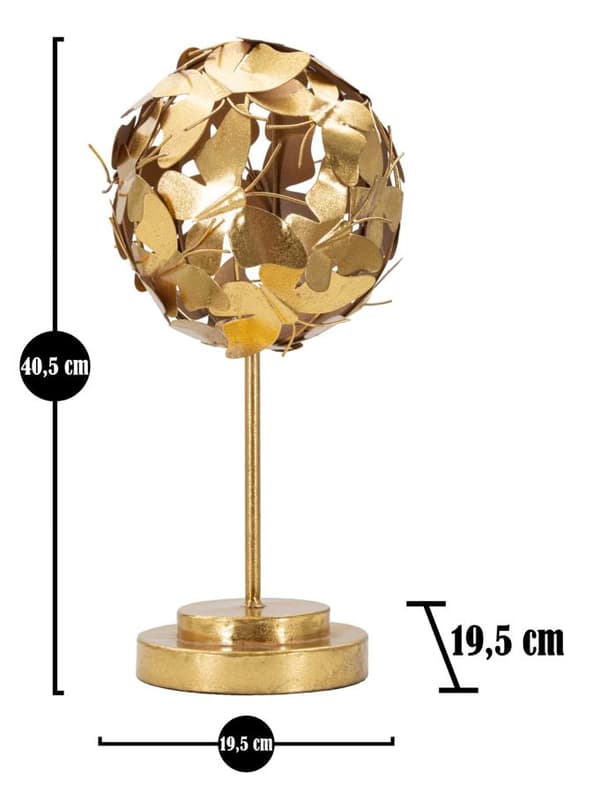 FURNLUX DEKORATION FJÄRIL GULD 20CM