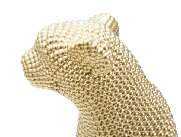 FURNLUX DEKORATION LEOPARD GULD 23CM