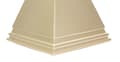 Miniatyrbild 3 av 7: FURNLUX DEKORATION PIRAMID GULD 12CM
