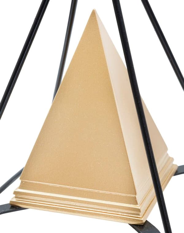 FURNLUX DEKORATION PIRAMID GULD 15CM