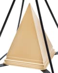 Miniatyrbild 3 av 7: FURNLUX DEKORATION PIRAMID GULD 15CM
