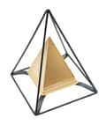 Miniatyrbild 2 av 7: FURNLUX DEKORATION PIRAMID GULD 15CM