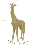 Miniatyrbild 7 av 7: FURNLUX DEKORATION GIRAFF GULD 20CM