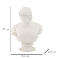 Miniatyrbild 7 av 7: FURNLUX DEKORATION SATUE VIT 19CM