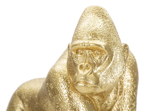 FURNLUX DEKORATION GORILLA GULD 25CM