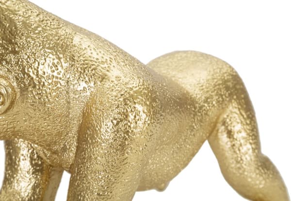 FURNLUX DEKORATION GORILLA GULD 25CM